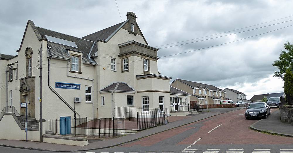 Garden Street with the Miners' Welfare Building. June 2016